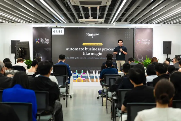 A Diaflow event in an auditorium